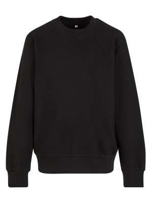 Boys Light Terry Crew black 158/164