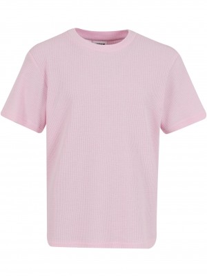 Тениска за момчета Boys Waffle Tee softpink 158/164