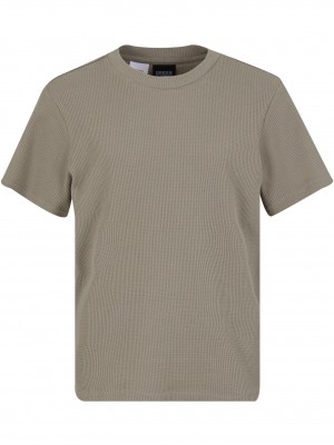 Тениска за момчета Boys Waffle Tee paleolive 158/164