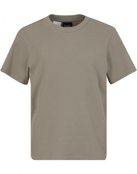 Тениска за момчета Boys Waffle Tee paleolive 158/164