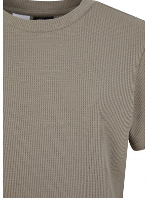 Тениска за момчета Boys Waffle Tee paleolive 158/164