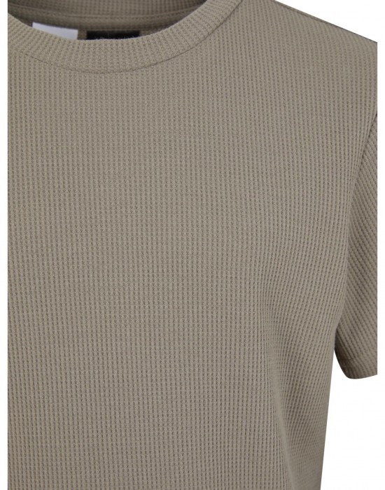 Тениска за момчета Boys Waffle Tee paleolive 158/164