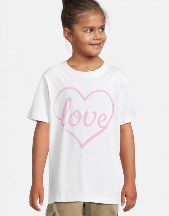 2 Броя Тениски T-Shirt 2 Pack - kurzarm - Love Heart & Flying Butterfly white+marshmallow 158/164