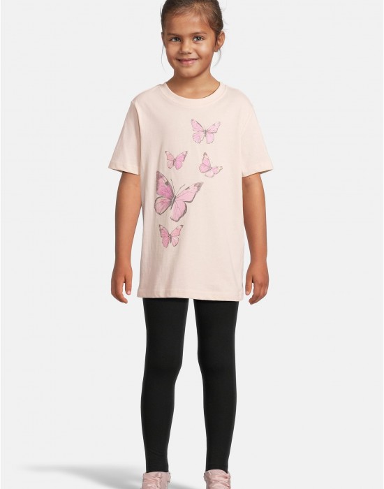 2 Броя Тениски T-Shirt 2 Pack - kurzarm - Love Heart & Flying Butterfly white+marshmallow 158/164