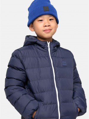 Boys Basic Bubble Jacket navy/white/navy 158/164
