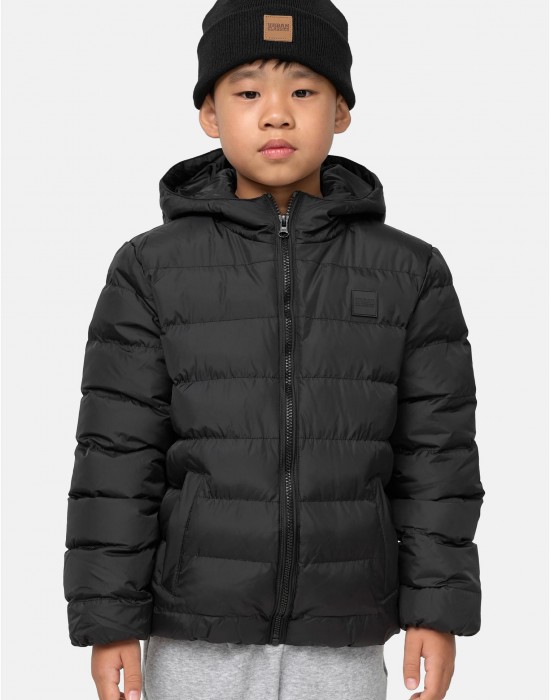 Boys Basic Bubble Jacket black/black/black 158/164