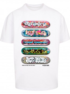 Тениска Zoo York Skateboards Heavy Oversize Tee white XXL Тениска Zoo York Skateboards Heavy Oversize Tee white XXL