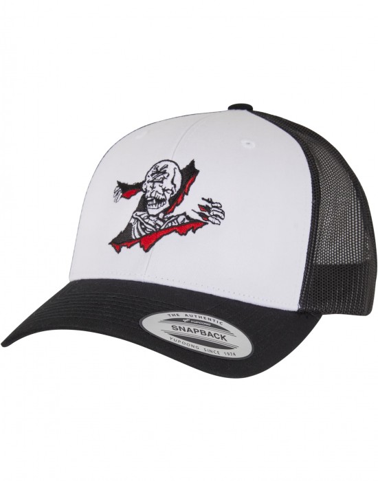 Шапка с козирка Zoo York Skeleton Retro Trucker Cap blk/wht/blk one size Шапка с козирка Zoo York Skeleton Retro Trucker Cap blk/wht/blk one size