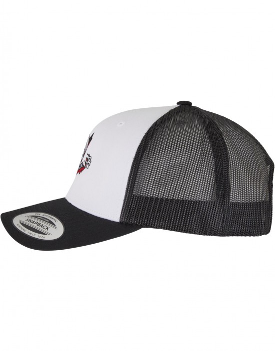 Шапка с козирка Zoo York Skeleton Retro Trucker Cap blk/wht/blk one size Шапка с козирка Zoo York Skeleton Retro Trucker Cap blk/wht/blk one size