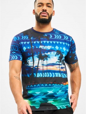 Тениска Just Rhyse Palm Coast T-Shirt blue XXL Тениска Just Rhyse Palm Coast T-Shirt blue XXL