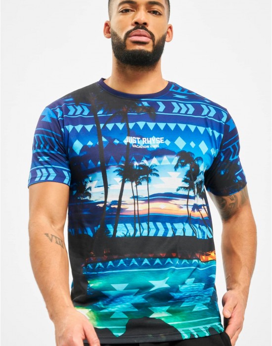 Тениска Just Rhyse Palm Coast T-Shirt blue XXL Тениска Just Rhyse Palm Coast T-Shirt blue XXL