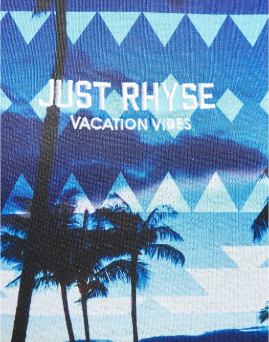 Тениска Just Rhyse Palm Coast T-Shirt blue XXL Тениска Just Rhyse Palm Coast T-Shirt blue XXL
