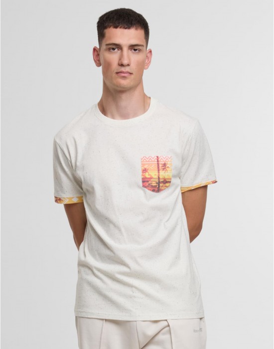 Тениска Just Rhyse Granada T-Shirt offwhite XXL Тениска Just Rhyse Granada T-Shirt offwhite XXL