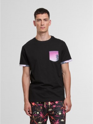 Тениска Just Rhyse Granada T-Shirt black/purple XXL Тениска Just Rhyse Granada T-Shirt black/purple XXL