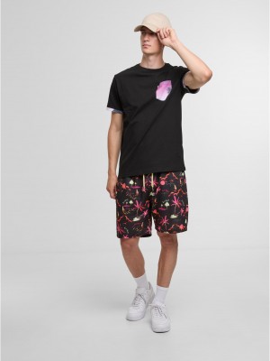 Тениска Just Rhyse Granada T-Shirt black/purple XXL Тениска Just Rhyse Granada T-Shirt black/purple XXL