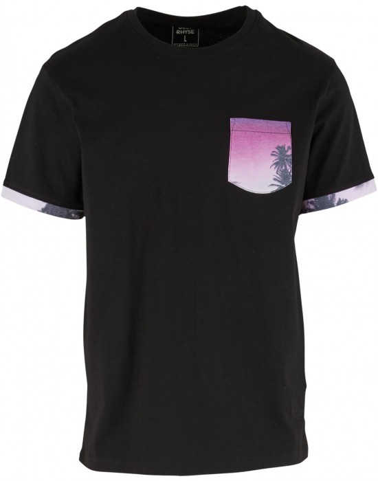Тениска Just Rhyse Granada T-Shirt black/purple XXL Тениска Just Rhyse Granada T-Shirt black/purple XXL