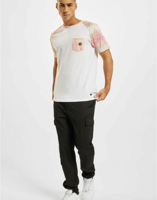 Тениска Just Rhyse Pocosol Raglan T-Shirt white/pink XXL