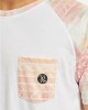 Тениска Just Rhyse Pocosol Raglan T-Shirt white/pink XXL