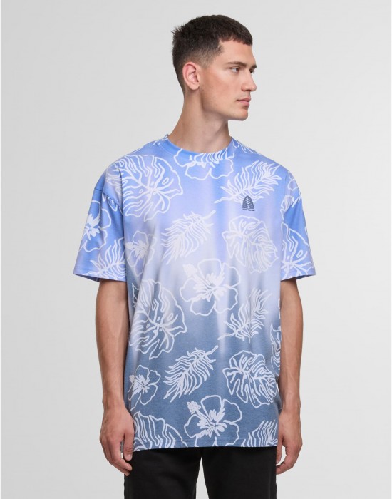 Тениска Just Rhyse WaveBounce T-Shirt blue XXL