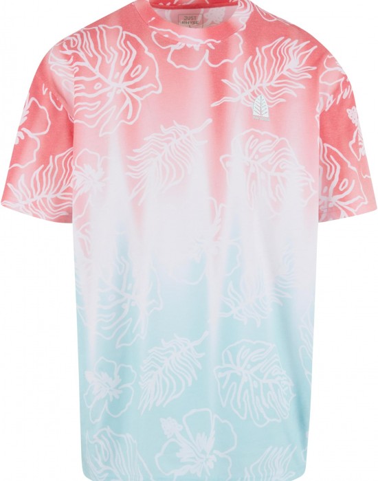 Тениска Just Rhyse WaveBounce T-Shirt mint/red XXL
