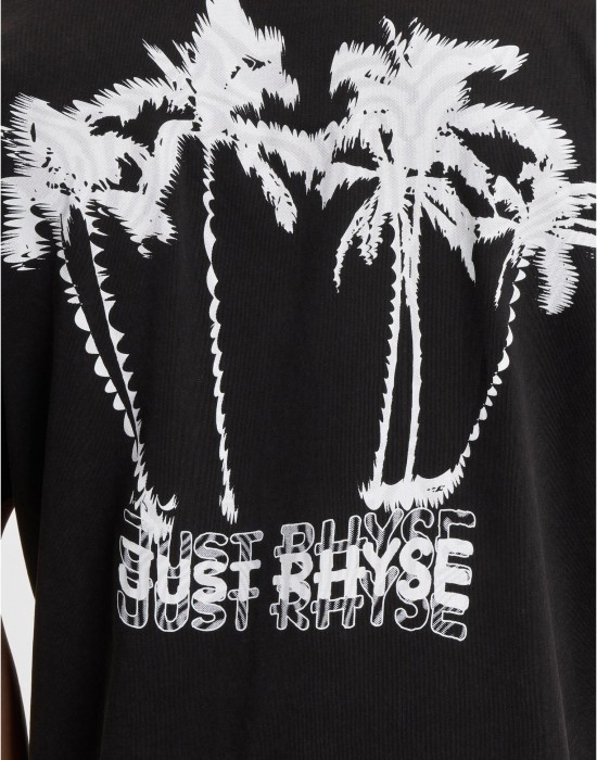 Тениска Just Rhyse WavyPalms T-Shirts black XXL Тениска Just Rhyse WavyPalms T-Shirts black XXL