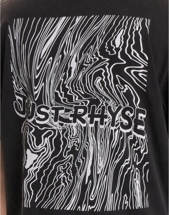 Тениска Just Rhyse Blurred T-Shirts  black XXL