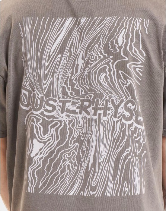 Тениска Just Rhyse Blurred T-Shirts  asphalt XXL