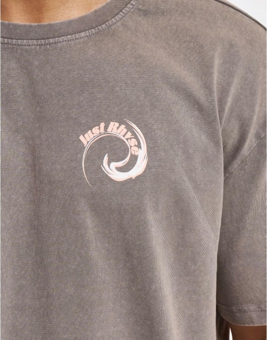 Тениска Just Rhyse Wave T-Shirts asphalt XXL Тениска Just Rhyse Wave T-Shirts asphalt XXL