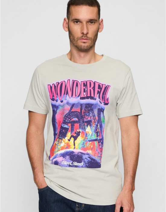Тениска Wonderful Tee lightasphalt XXL