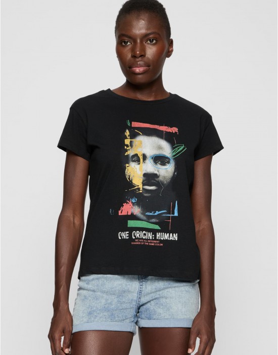 Тениска Ladies One Origin Human Tee black XXL