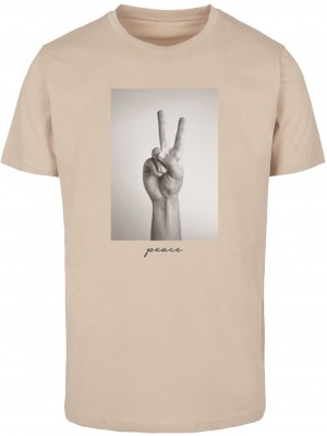 Тениска Peace Sign Tee sand XXL Тениска Peace Sign Tee sand XXL