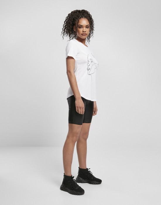 Тениска Ladies One Line Fit Tee white XS