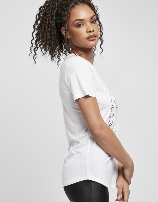 Тениска Ladies One Line Fit Tee white XS