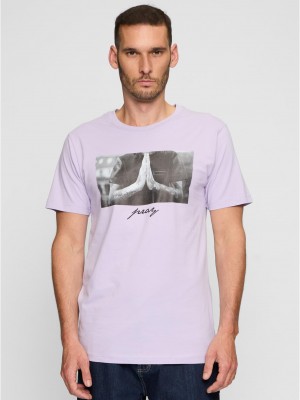 Тениска Pray Tee lilac XXL Тениска Pray Tee lilac XXL