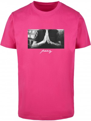 Тениска Pray Tee hibiskus pink XXL Тениска Pray Tee hibiskus pink XXL