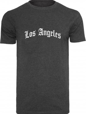 Тениска Los Angeles Wording Tee charcoal XXL Тениска Los Angeles Wording Tee charcoal XXL