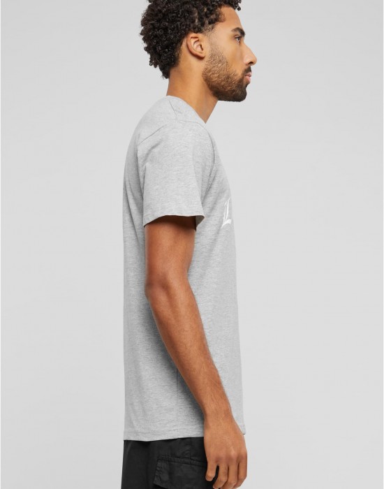 Тениска Los Angeles Wording Tee heather grey XXL