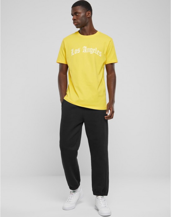 Тениска Los Angeles Wording Tee taxi yellow XXL
