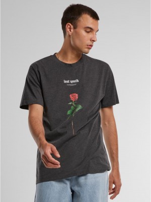 Тениска Lost Youth Rose Tee charcoal XXL