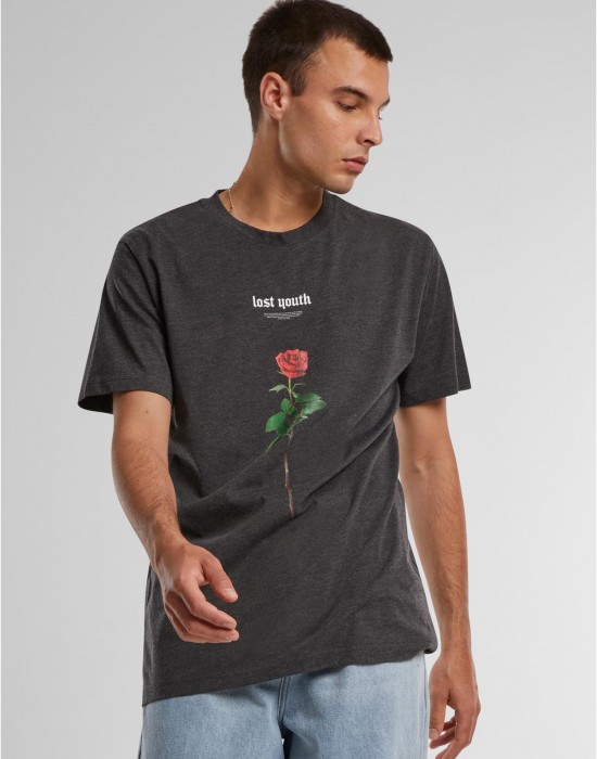 Тениска Lost Youth Rose Tee charcoal XXL