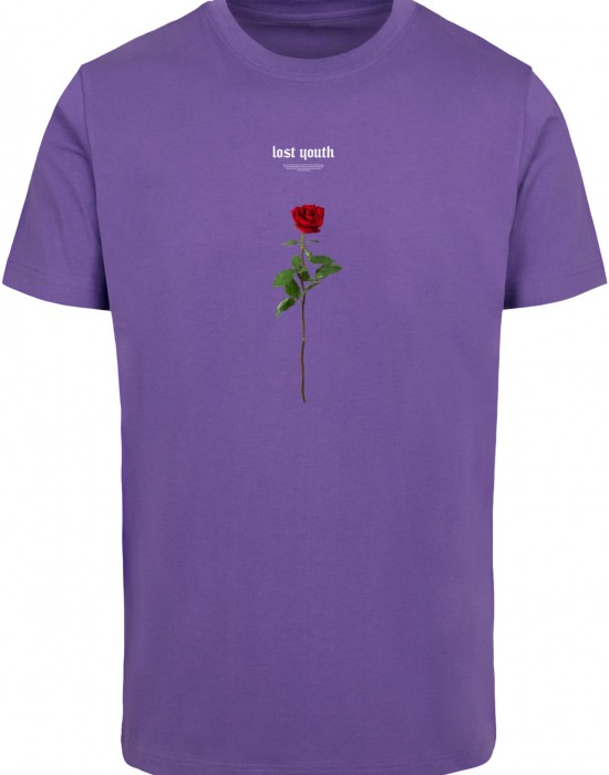 Тениска Lost Youth Rose Tee ultraviolet 5XL