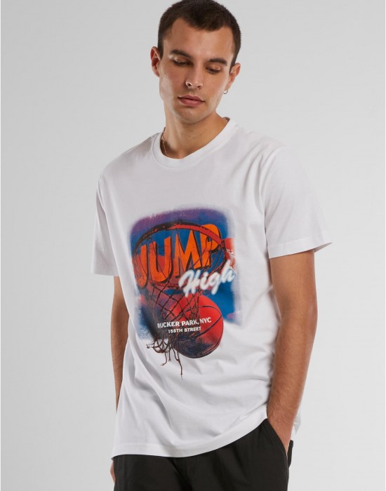 Тениска Jump High  Tee white XXL