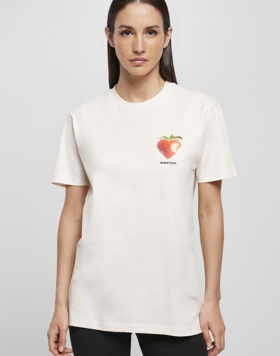 Тениска Ladies Share Love Tee pink marshmallow XS