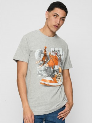 Тениска Vintage Ballin Tee heather grey XXL