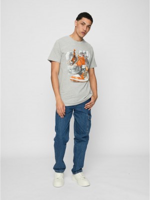 Тениска Vintage Ballin Tee heather grey XXL