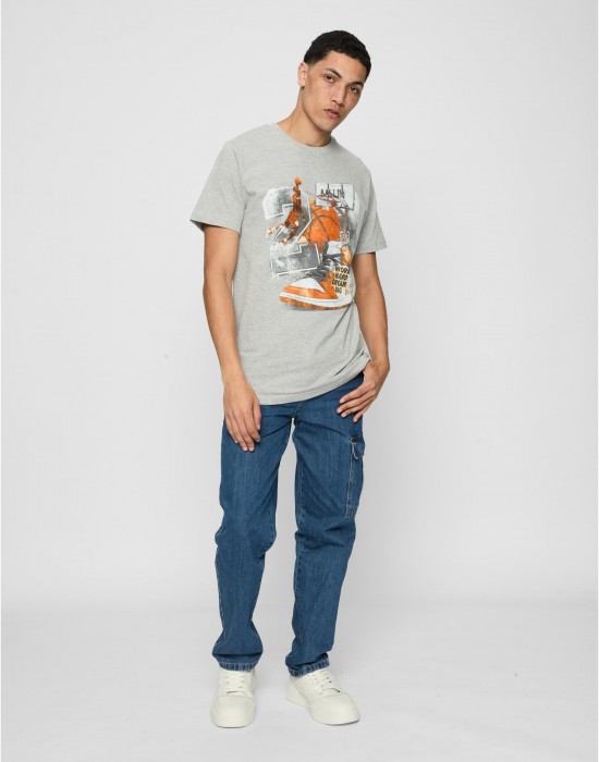 Тениска Vintage Ballin Tee heather grey XXL