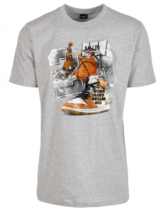 Тениска Vintage Ballin Tee heather grey XXL