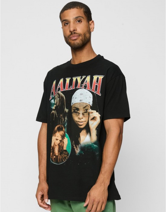 Тениска Aaliyah Retro Oversize Tee black XXL