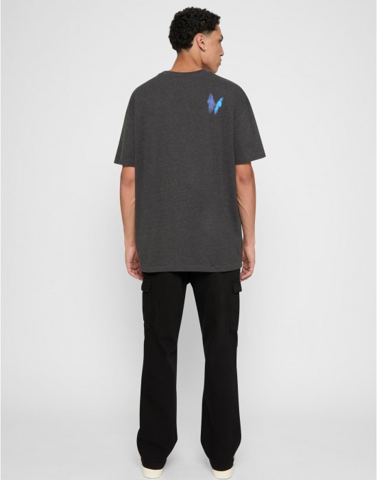 Тениска Le Papillon Oversize Tee charcoal XXL