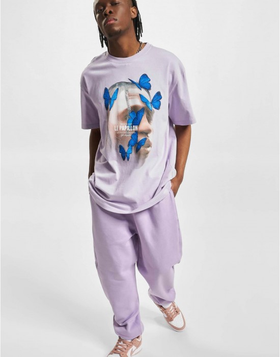 Тениска Le Papillon Oversize Tee lilac XXL